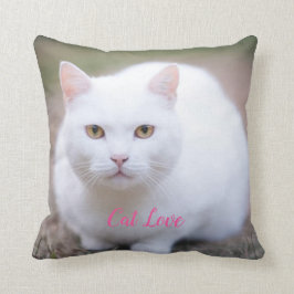 Cojín Decorativo Regalo de diseño popular para el amor al gato