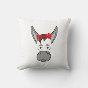 Cojín Decorativo Regalo de disfraz de Halloween de animal de burro