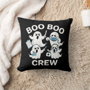 Cojín Decorativo Regalo de enfermera de Halloween Boo Boo Crew Enfe