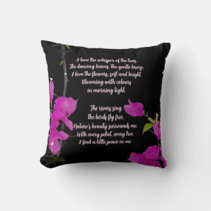 COJÍN DECORATIVO REGALO DE FLOR DE NATURALEZA COLORIDA HIJA HERMANA