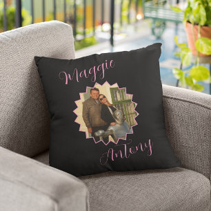 Cojín Decorativo Regalo de foto de pareja