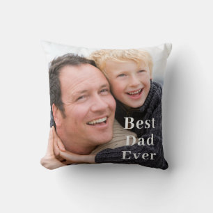 Cojín Decorativo Regalo de foto del papá