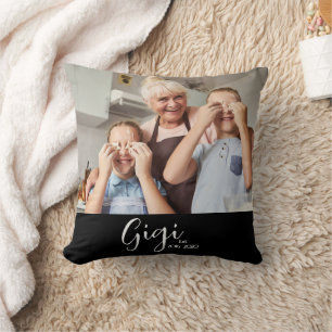 Cojín Decorativo Regalo de foto establecido de Gigi
