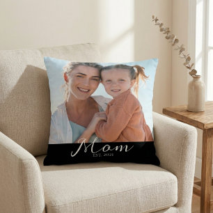 Cojín Decorativo Regalo de Foto Establecido para Mamá