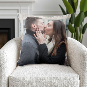 Cojín Decorativo Regalo de foto personalizada a doble cara