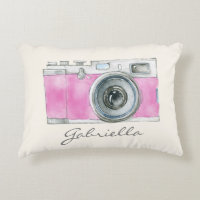 Regalo de fotógrafo personalizado de cámara rosa c