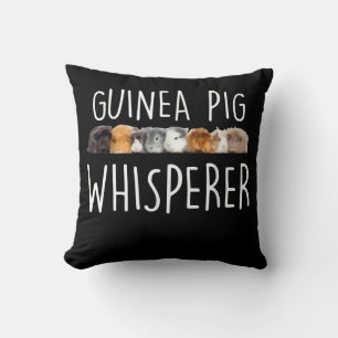 Cojín Decorativo Regalo de ganadería de cerdo guineano