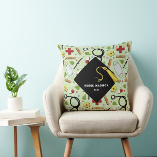 Cojín Decorativo Regalo de graduación de enfermería
