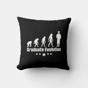 Cojín Decorativo Regalo de graduación Evolución graduada