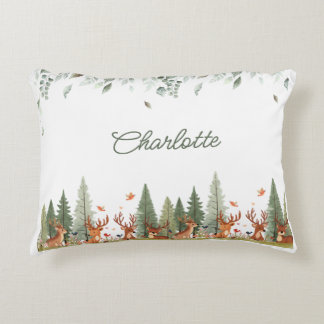 Cojín Decorativo Regalo de habitación de bebé boho bosque para niño