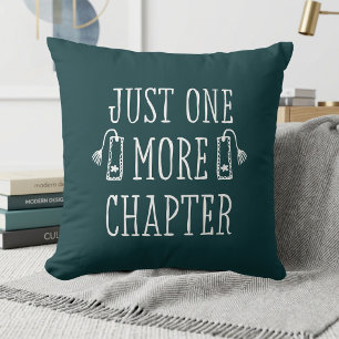 Cojín Decorativo Regalo de humor para amante de los libros: solo un