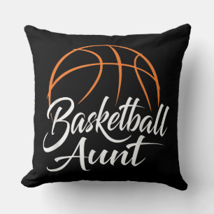 Cojín Decorativo Regalo de la tía del baloncesto con la tía