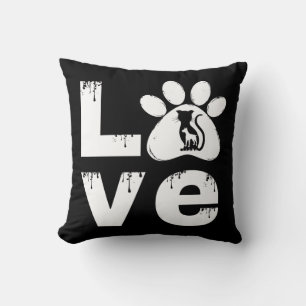 COJÍN DECORATIVO REGALO DE MASCOTA DE PATA DE AMOR