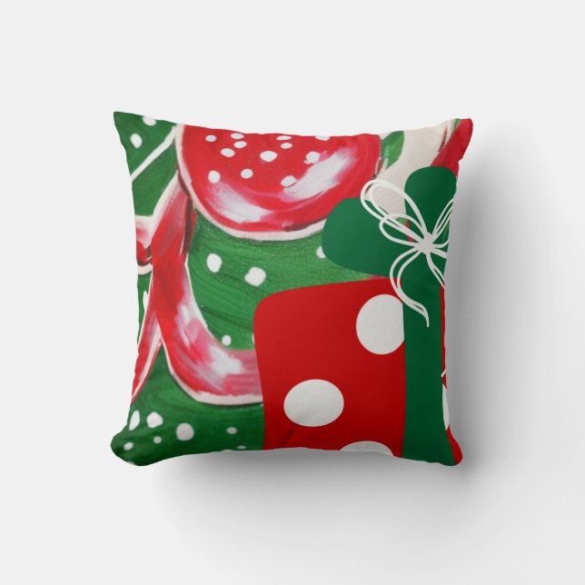 Cojín Decorativo Regalo de Navidad (Anverso)