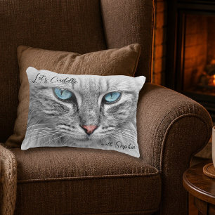 Cojín Decorativo Regalo de Navidad con foto de mascota Let's Cuddle