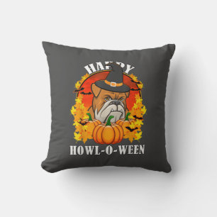 Cojín Decorativo Regalo de perro   Regalo Bulldog Halloween Para Lo