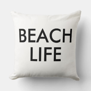 Cojín Decorativo Regalo de protección de la vida en la playa