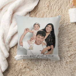 Cojín Decorativo Regalo de Recuerdos del Día del Padre más frío de