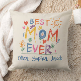 Cojín Decorativo Regalo del Día de la Madre, Personalizado mejor ma