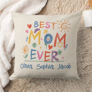 Cojín Decorativo Regalo del Día de la Madre, Personalizado mejor ma