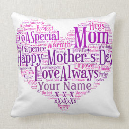 Cojín Decorativo Regalo del día de madre para el amortiguador del