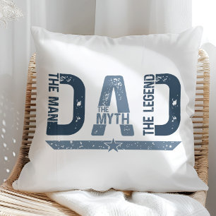 Cojín Decorativo Regalo del Día del Padre "DAD El Hombre Puede Leer