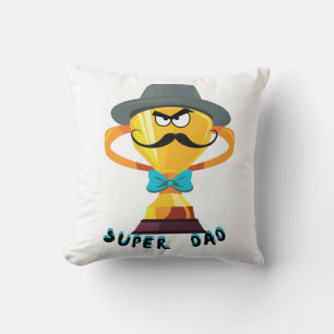 Cojín Decorativo Regalo del día del padre Super Papá
