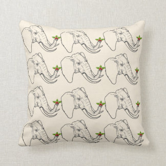 Cojín Decorativo Regalo del elefante blanco (humor)