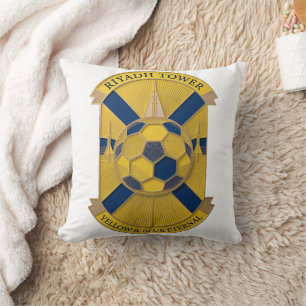 Cojín Decorativo Regalo del Orgullo de la Ciudad del Fútbol de la T