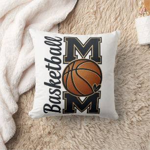 Cojín Decorativo Regalo Deportivo para Mamá de Baloncesto Día de Pa