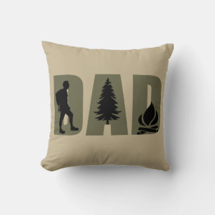 Cojín Decorativo Regalo divertido del Día del Padre para senderismo