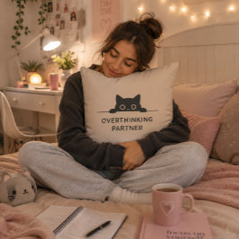 Cojín Decorativo Regalo divertido para la ansiedad para amantes de