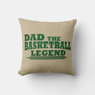 Cojín Decorativo Regalo divertido para papá de baloncesto