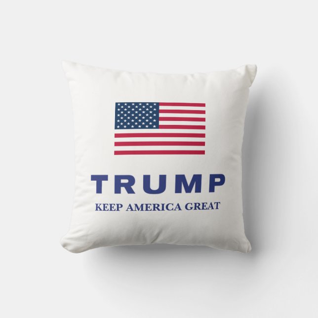 Cojín Decorativo Regalo Donald Trump 2024 (Anverso)