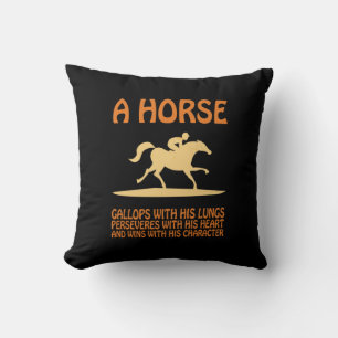Cojín Decorativo Regalo ecuestre   Una Galleta De Caballo