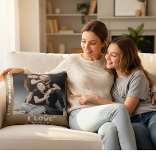 Cojín Decorativo Regalo emotivo del Día de la Madre y cumpleaños pa