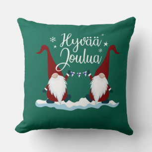 Cojín Decorativo Regalo finlandés de navidad finlandesa Tee Hyvaa J