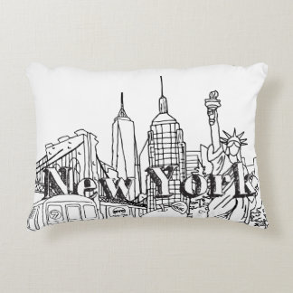Cojín Decorativo Regalo NYE New York de Souvenirs Vacation Souvenir