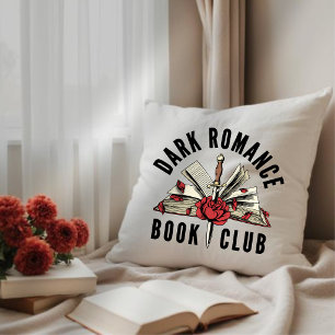 Cojín Decorativo Regalo para amante de libros de romance oscuro
