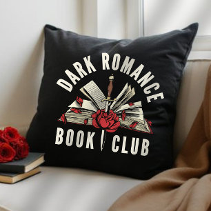 Cojín Decorativo Regalo para amante de libros de romance oscuro