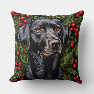 Cojín Decorativo Regalo para Amante de Perros Labrador en Vacacione