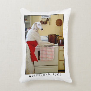Cojín Decorativo Regalo para amantes de Borzoi Lebrel Ruso Perro Al
