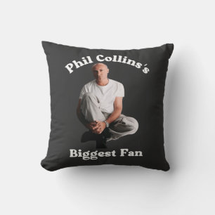 Cojín Decorativo Regalo para el mayor fan de Phil Collins, amante d