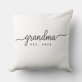 Cojín Decorativo Regalo para futura abuela Est. 20XX