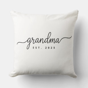 Cojín Decorativo Regalo para futura abuela Est. 20XX