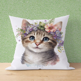 Cojín Decorativo Regalo para los amantes del gato - Gato acuático c