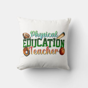 Cojín Decorativo Regalo para maestro   Profesor de educación física