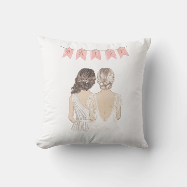 Cojín Decorativo Regalo para novia (Anverso)