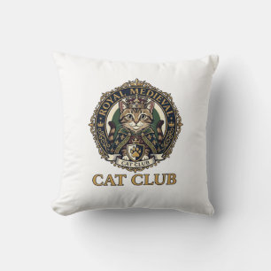 Cojín Decorativo Regalo para papá gato medieval real - Royal Medie