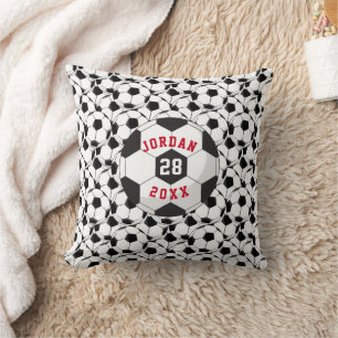 Cojín Decorativo Regalo personalizado de nombre y número de jugador